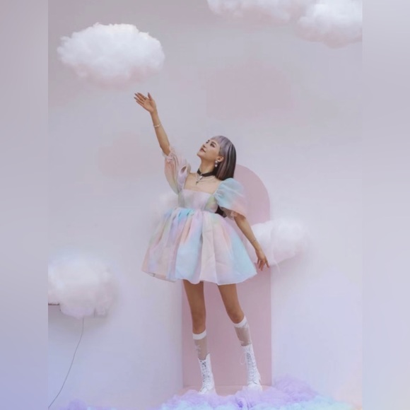 NWT Selkie puff dress. Size S - Picture 15 of 16